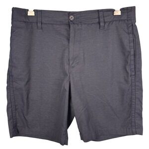 Under‎ Armour Mens Shorts Size 32 Black Golf Casual Flat Front Athletic UA
